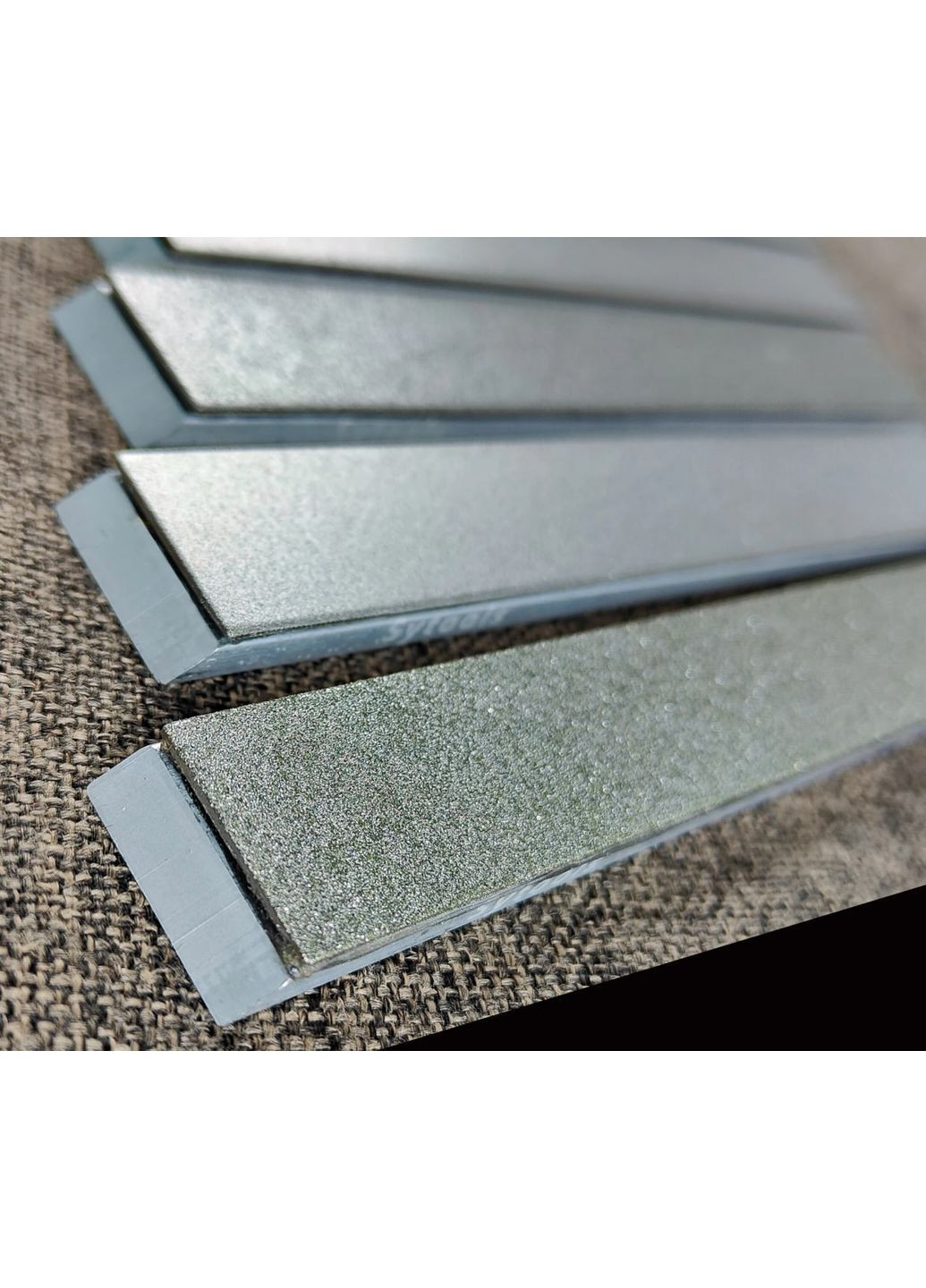 Точильний алмазний камінь брусок 1500 для точіння ножів, основа з алюмінієвого сплаву, 160*20*6 мм Sy Tools (370784552)