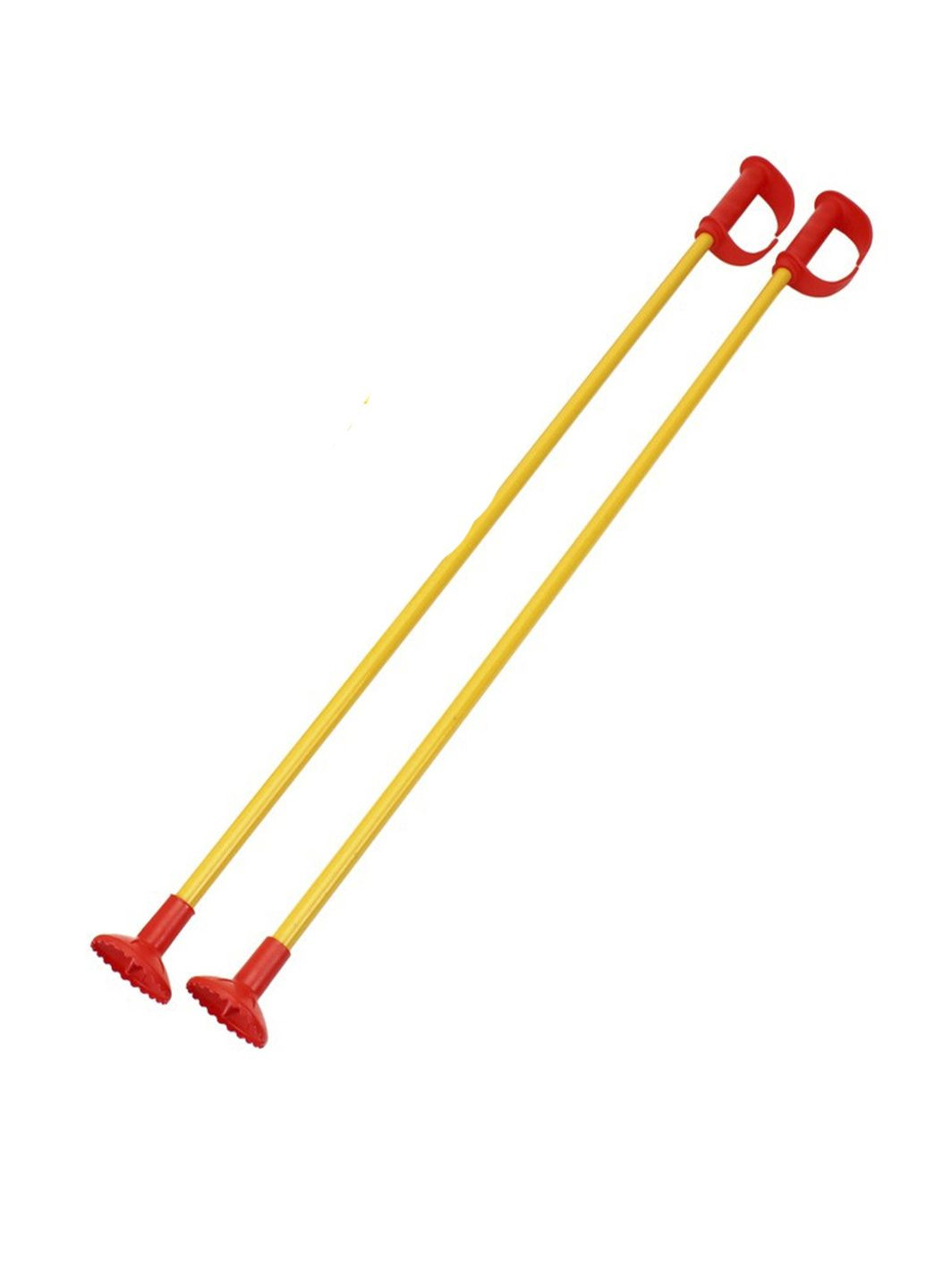 Детские лыжи с палками цвет красный ЦБ-00264979 ТехноК (306569292)