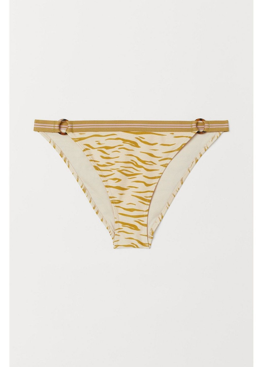 Бежевые купальные плавки в полоску H&M