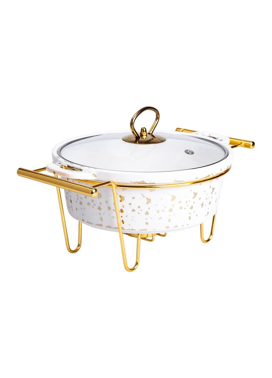 Мармитница керамическая круглая 1,5 л. Yiwu (322126101)