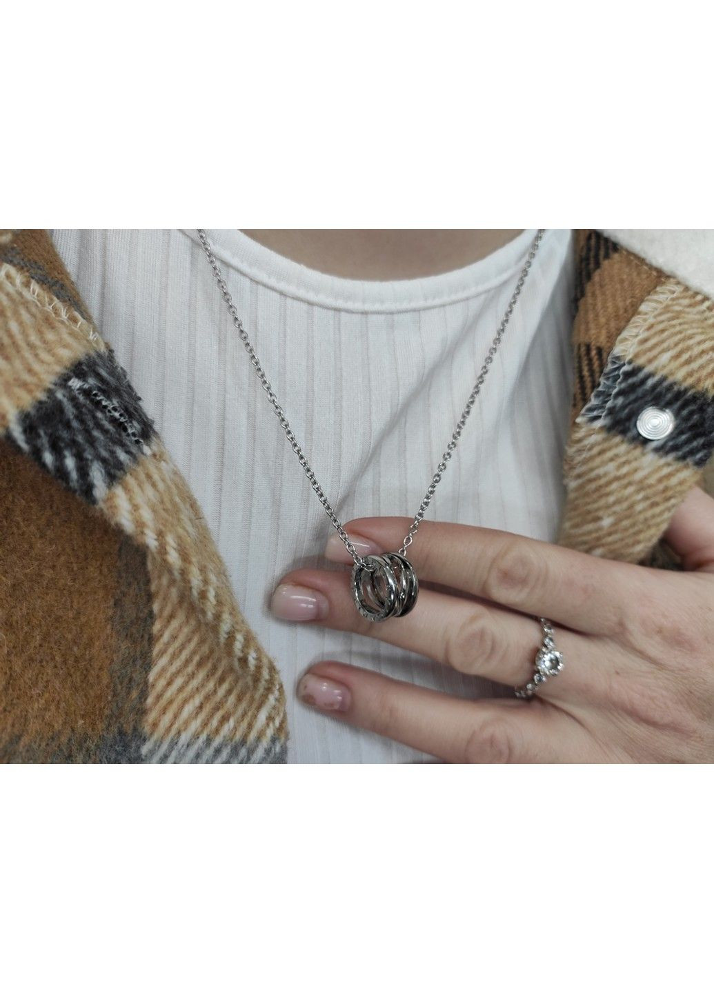 Жіноча підвіска із нержавіючої медичної сталі PSw-078 No Brand (299340220)