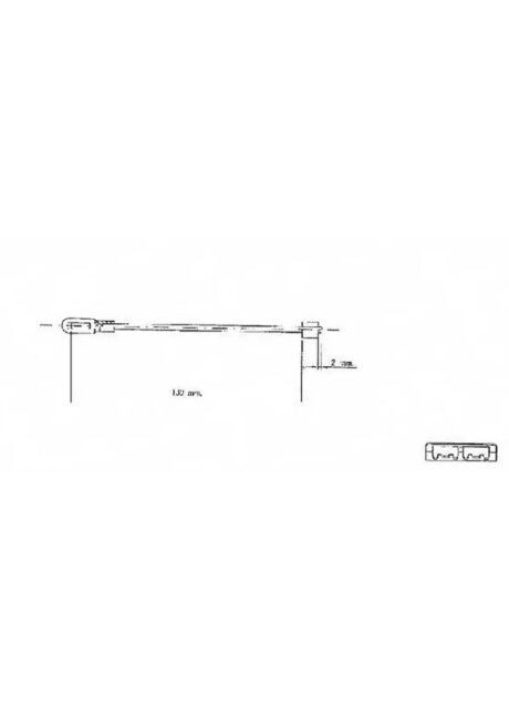 Трос ручного гальма ЗЗАДУ ЛІВОРУЧ/ПРАВОРУЧ OPEL; HOLDEN VECTRA 1.6 I 16V 09.1995 - 04.2002; VECTRA 1.6 C0578B-ua LPR (366166688)