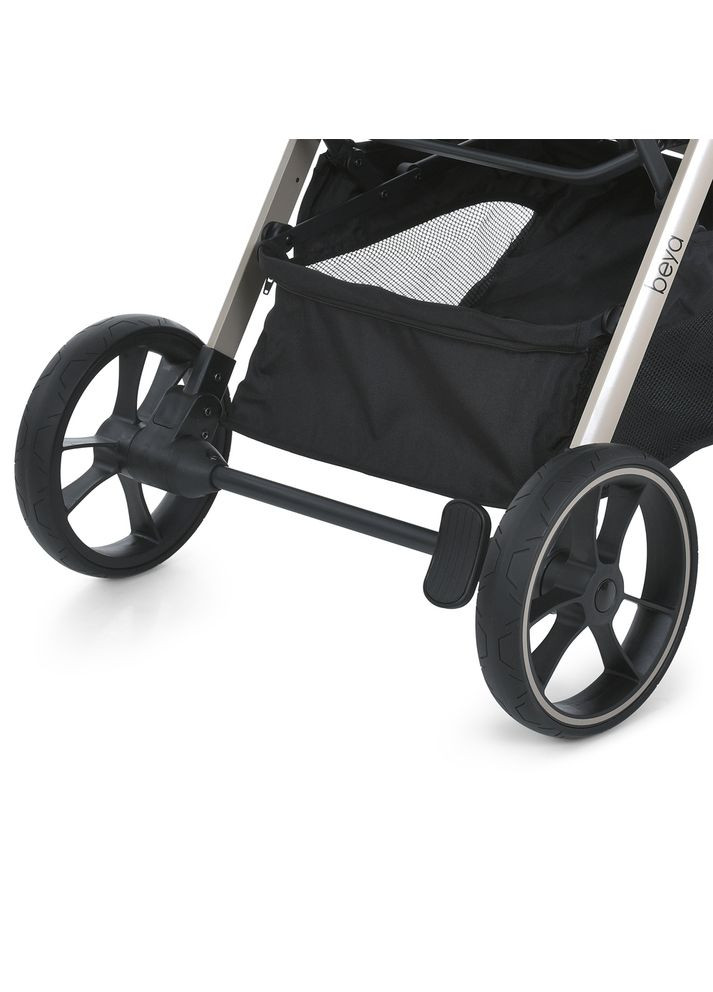 Коляска дитяча BEYA Cream Beige прогулянкова з чохлом для ніжок у комплекті Бежева (ME 1127-C) El Camino (334003800)