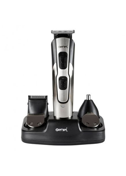 Машинка для стрижки 10в1 GM-592, тример для бороди, триммер бездротової. Колір: чорний Gemei (364665055)