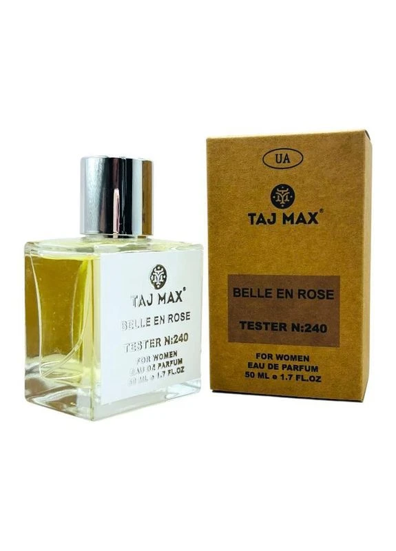 Парфумована вода жіноча 240 BELLE EN ROSE 50 мл. Taj Max (379348620)