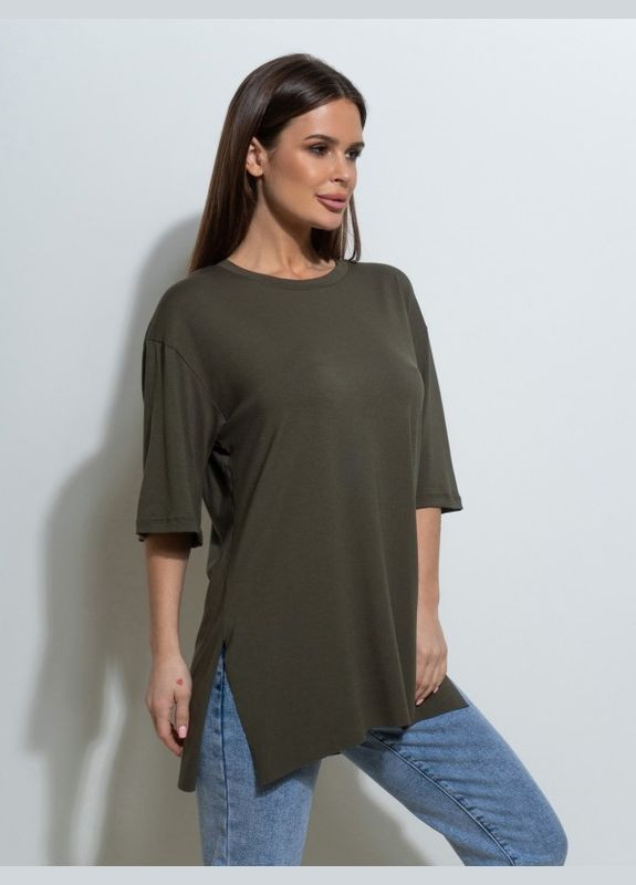 Футболка 14495 хаки ISSA PLUS - (301036941)