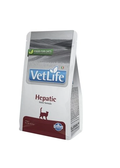 Фарміна кет сух Vet Life Hepatic дієт. харчування, при хронічній печінковій недостатності, 400 г Farmina (340711334)