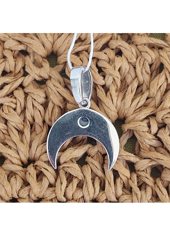 Кулон Лунниця із срібла з авантирином No Brand (370438676)