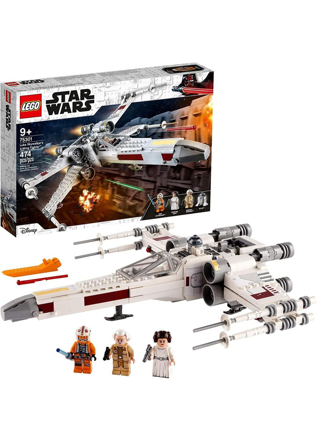 Конструктор Star Wars 75301 Винищувач X-wing Люка Скайвокера Luke Skywalker's X-Wing Fighter Lego (370159531)