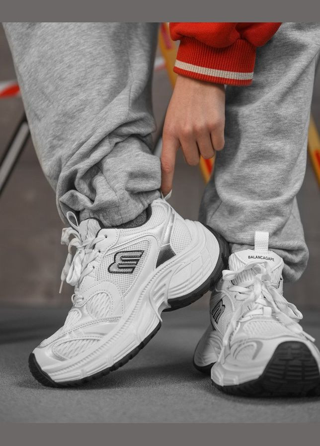 Стильні демісезонні жіночі кросівки білі No Brand білі демісезони (322126985)