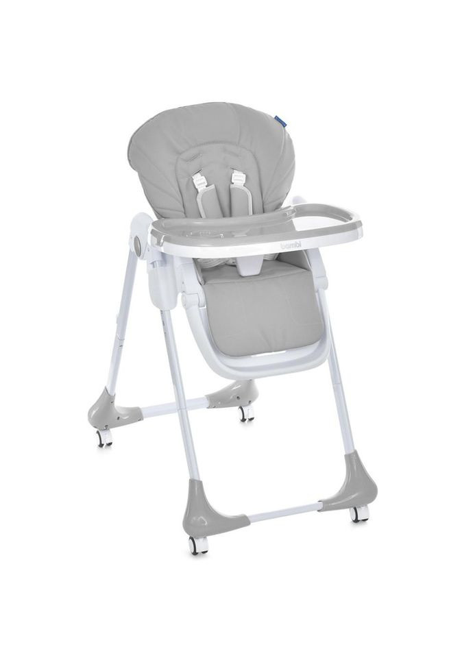 Детский стульчик для кормления M 3233L Light Gray No Brand (362569014)