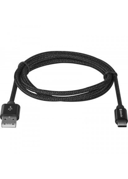 Дата кабель USB 2.0 AM to TypeC 1.0m USB09-03T PRO Black (87814) Defender usb 2.0 am to type-c 1.0m usb09-03t pro black (268139624)