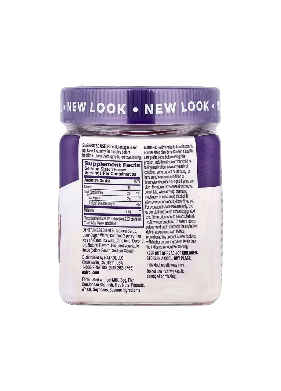 Kids Melatonin 1mg - 90 gummies Natrol (402342643)
