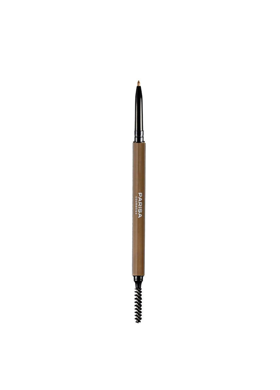 Карандаш для бровей Micro brow pencil водостойкий № 314 Тёплый коричневый Parisa Cosmetics (363554933)