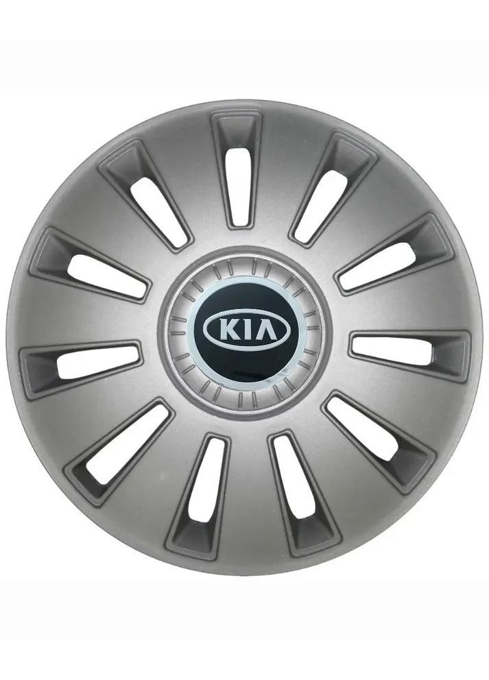 Ковпак Колісний Kia сірий R16 4 шт. Kenguru (369157327)