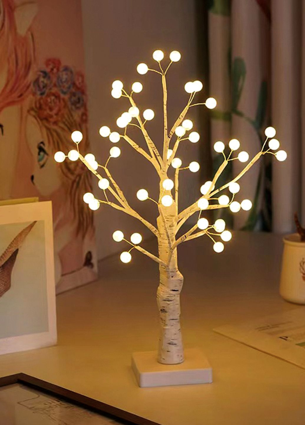 Дерево светодиодное на подставке 45 см MVM (314795621)