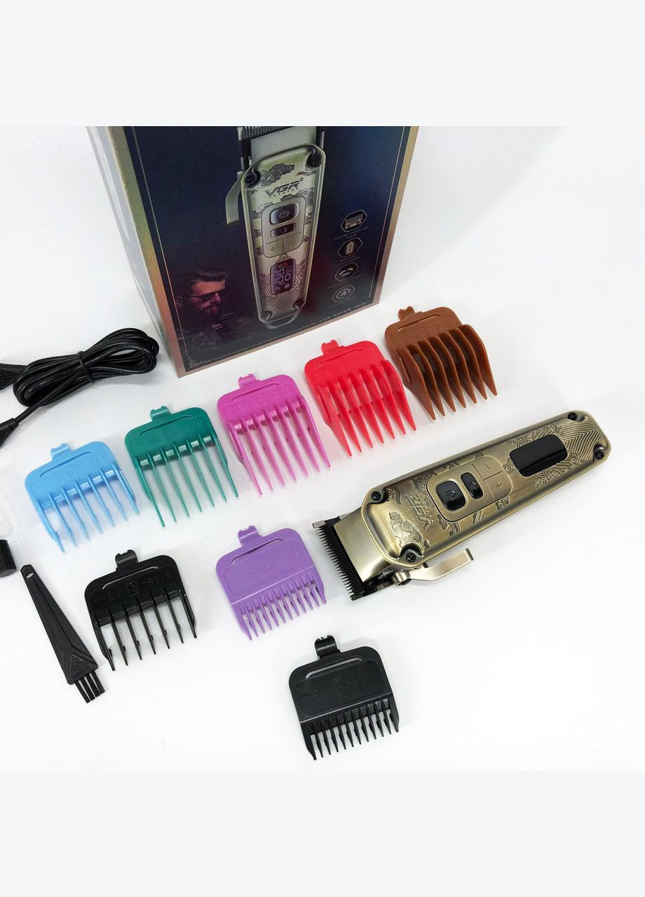 Машинка для стрижки волосся триммер для бороди V-005, Машинка окантувальна, Підстригальна машинка VGR (364664531)