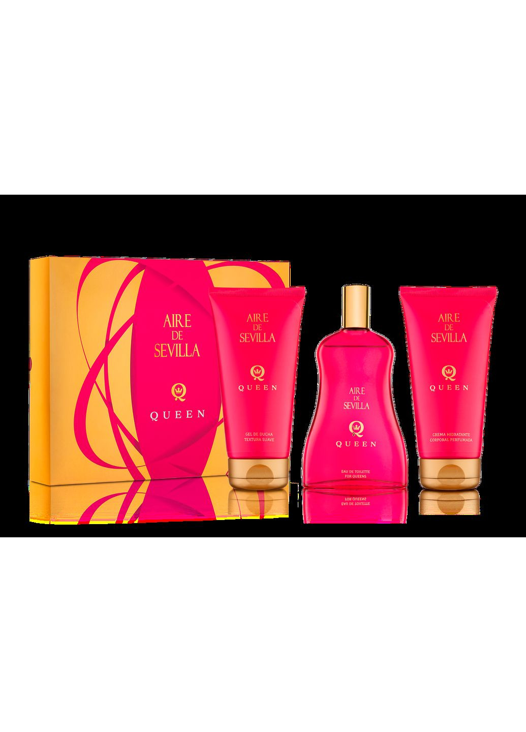 IES Набор женский AIRE DE SEVILLA QUEEN (парф.вода, крем для тела, гель для душа) Instituto Espanol (302725117)