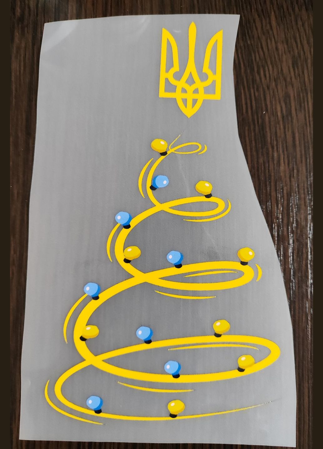 Термонаклейка новорічна на одяг ялинка Кураж (308977212)