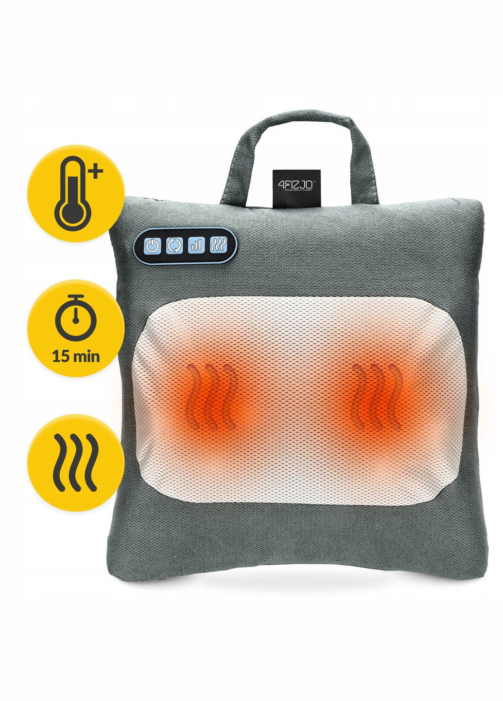 Подушка массажер Shiatsu Lite Black () 4FIZJO P-5905973404136 (315440906)