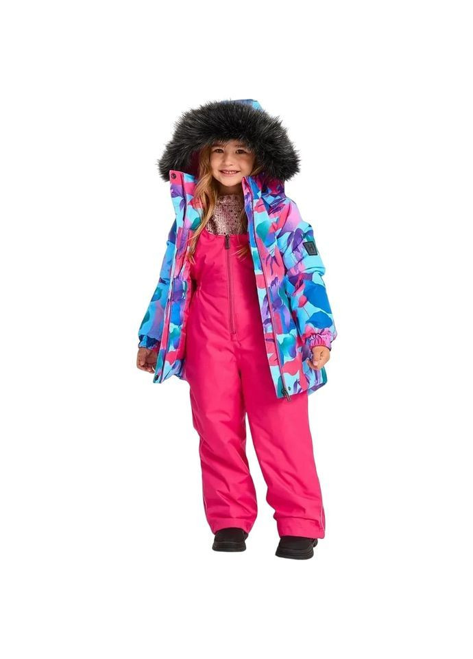 Фуксиновая комплект зимний renely 3: куртка + штаны, р.116, голубой/фуксия () Huppa 41850330-44606-116