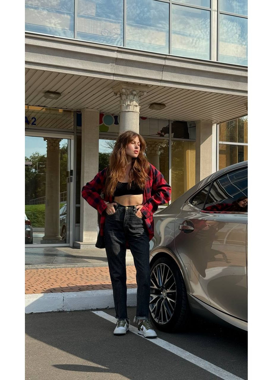 Сорочка з котону “Червона класика” | Розмірна сітка в описі DK/DL Мода без кордонів (360984095)