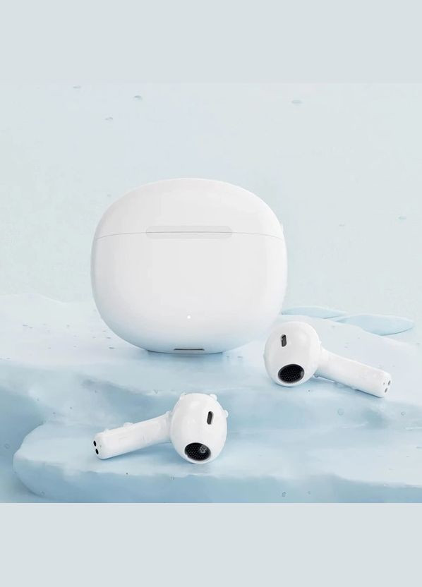 Навушники бездротові в кейсі Xiaomi T20 білі QCY (280877252)