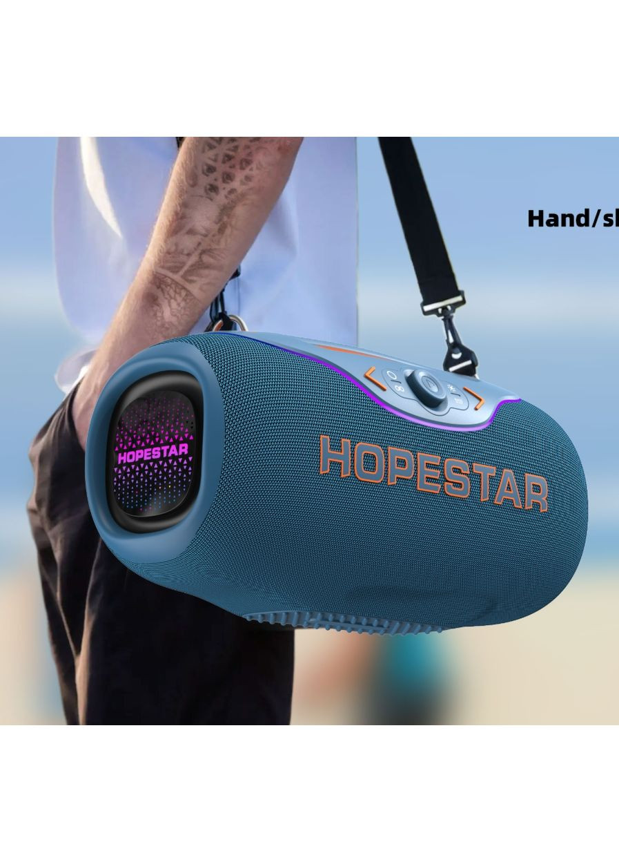 Портативная Bluetooth-колонка A6 Club Blue Hopestar (365290546)