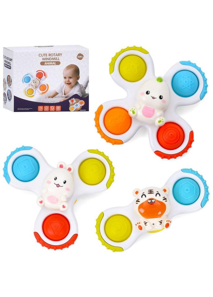 Дитячий розвиваючий "Спінер" B20A, м'які кнопки, присоска No Brand (365638915)