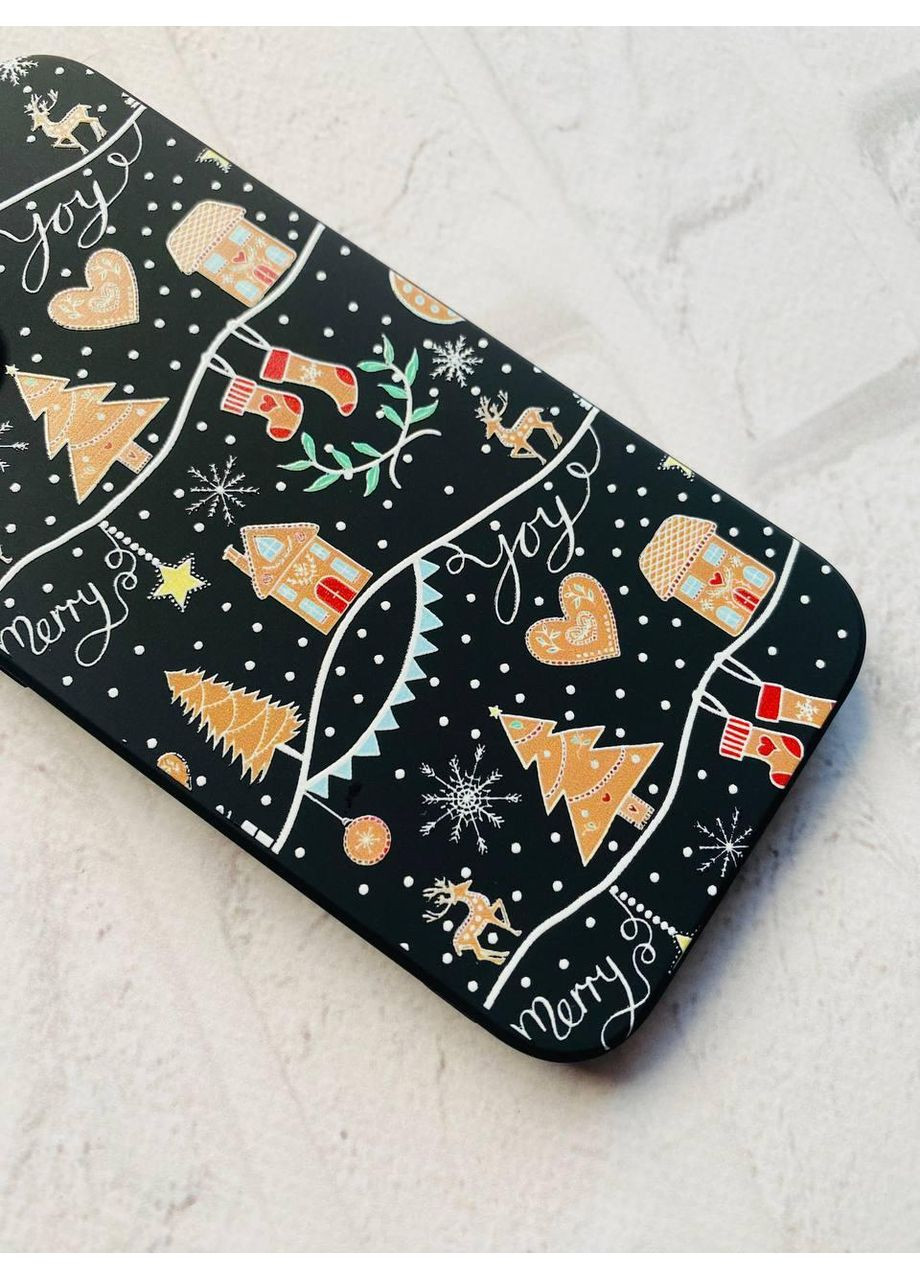 Матовый чехол на iPhone X/Xs:: Фон Рождество (новогодний принт 201) Creative (362967049)