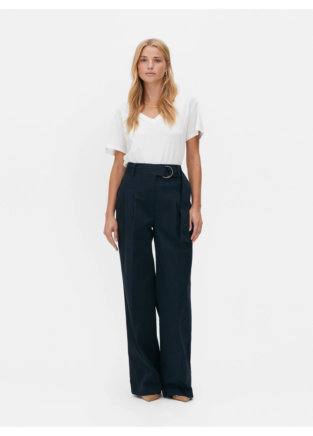 Футболка basic,молочный, Primark - (394985278)