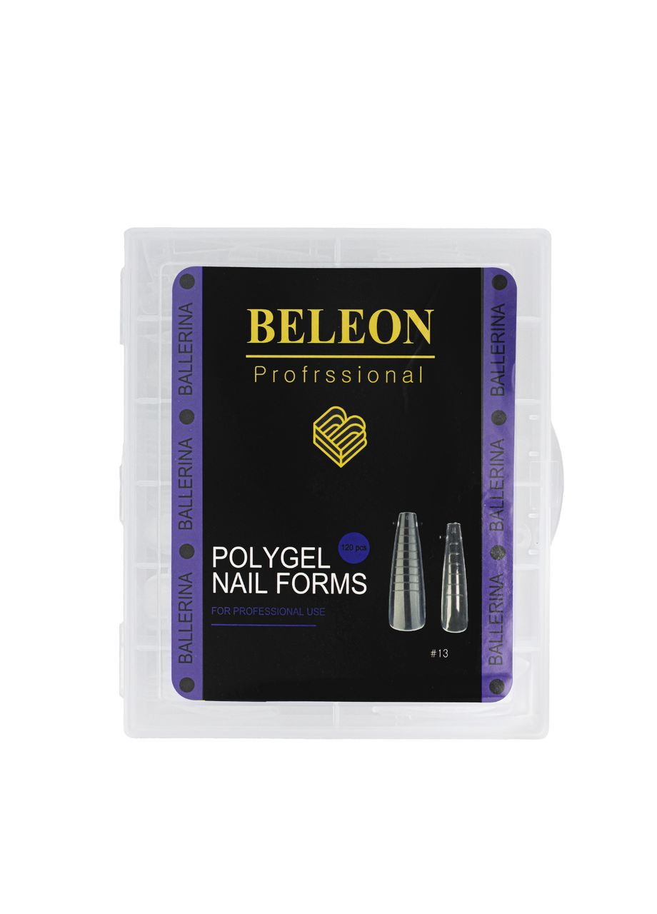 Верхние формы для наращивания ногтей Ballerina No13 (120шт/уп.) Beleon (338426803)