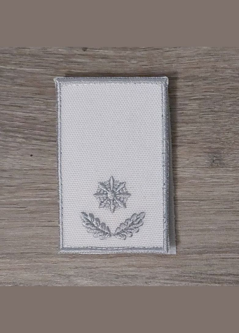 Погон Полиции без номера, белый (бело-серый) No Brand (356512156)