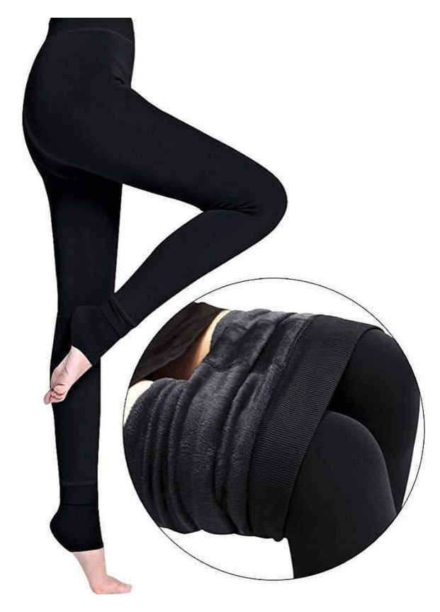 Жіночі безшовні лосини на міху з широким поясом Adelante (316220206)