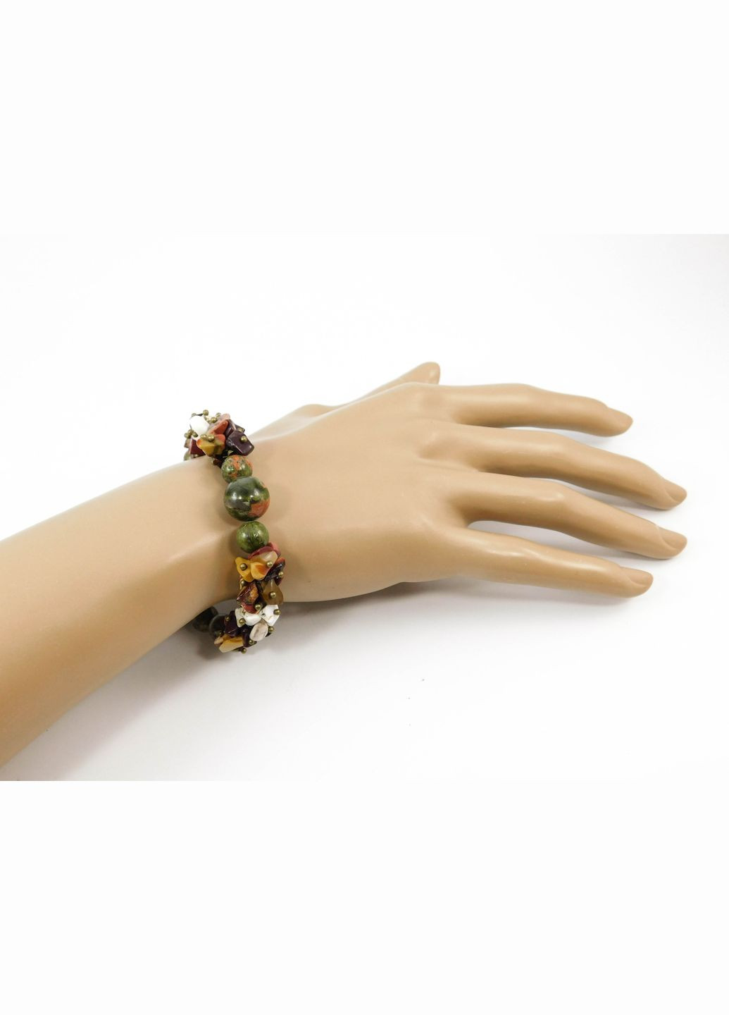 Браслет "Фрапе" Яшма 14 Fursa fashion (322314942)