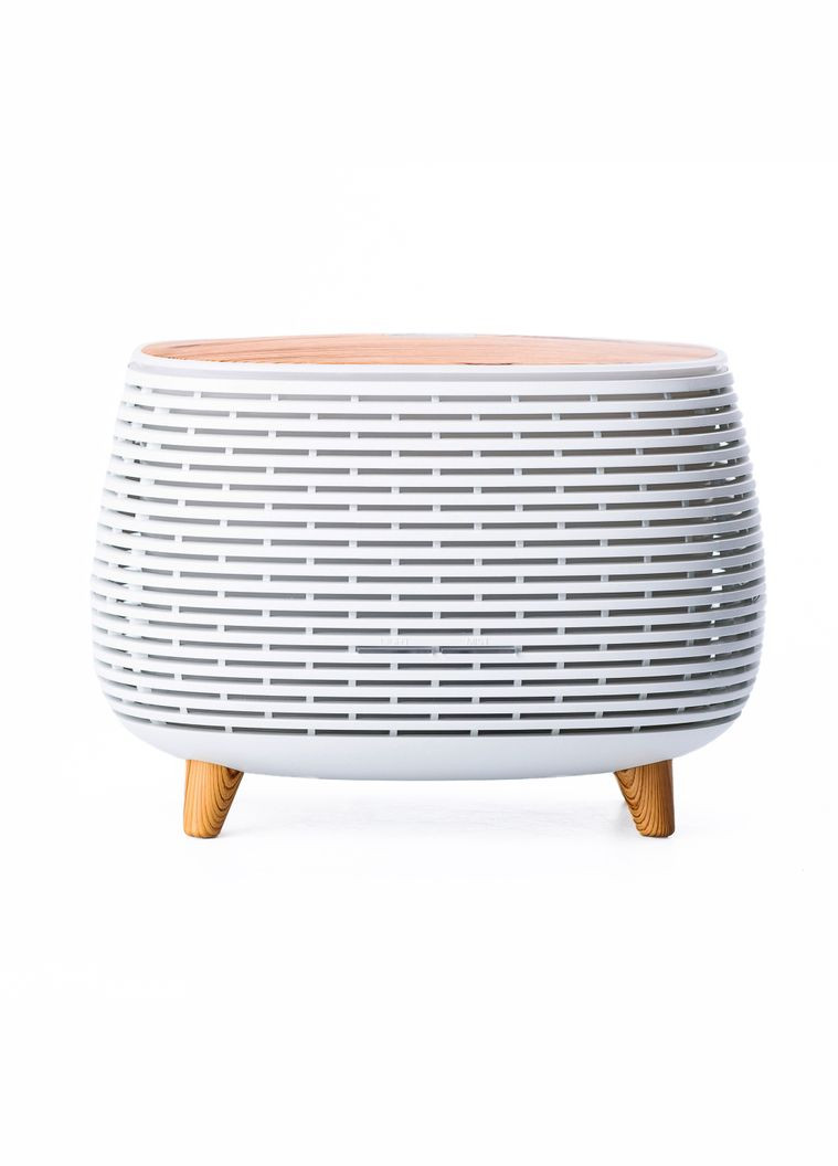 Увлажнитель воздуха аромадифузор с подсветкой 400 мл, белый Holdmay (316473895)