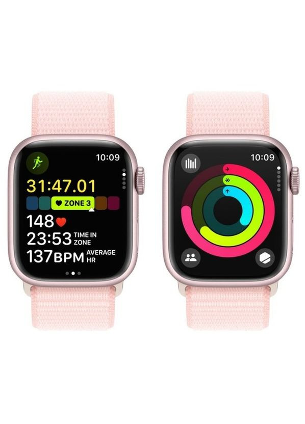 Смарт часы Watch S9 41mm Pink Alum Case with Light Pink Sp/Loop Apple (278367713)