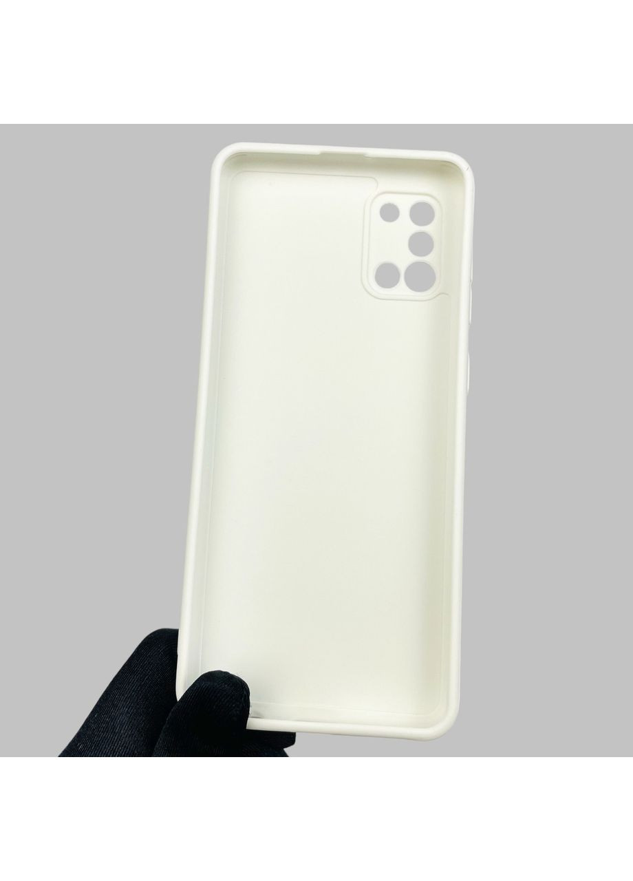 Чехол для Galaxy A31 SM-A315F с квадратными гранями c защитой камеры на самсунг а31 белый Samsung (366018936)