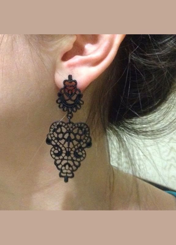 Сережки богемія сережки-краплі довгі No Brand (339869793)