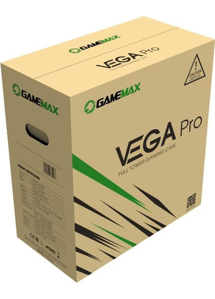 Корпус E- ATX Full Tower без блока живлення VEGA PRO GY GameMax (360426800)