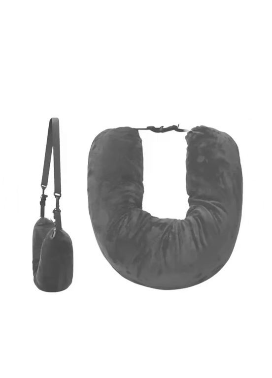 Подушка для подорожей на шию дорожня в літак під голову для дороги і поїздок ручна поклажа No Brand (338379381)