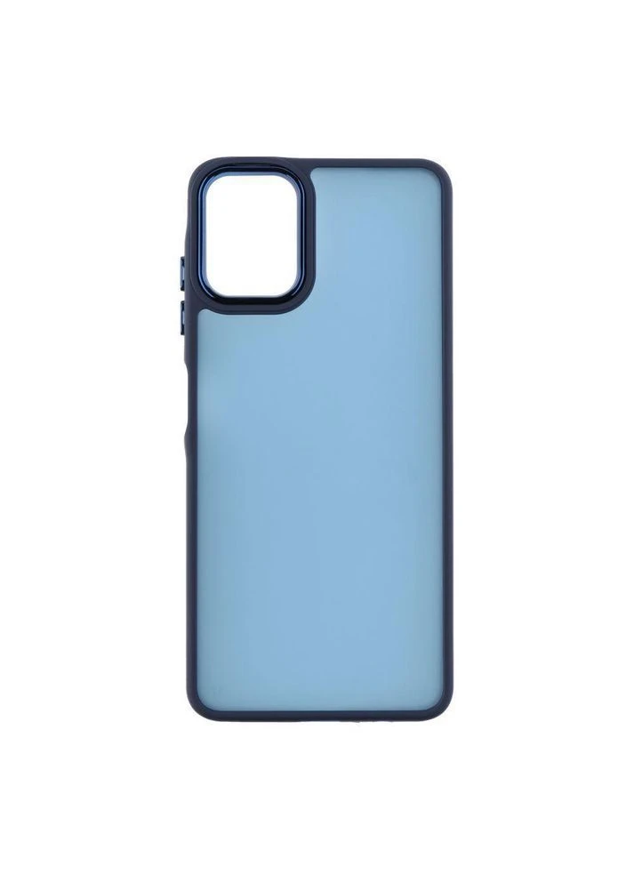 Чехол TPU+PC Space II Color Matte для Samsung Galaxy A05 (A055) Dark Blue No Brand (391199643)