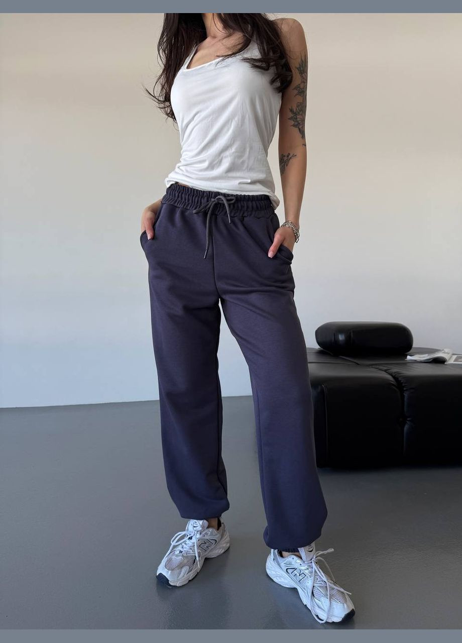 Жіночі спортивні штани з манжетами No Brand (329425645)