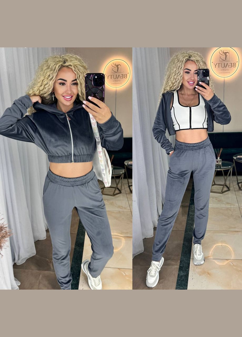 Велюровый женский костюм Adelante (317292362)