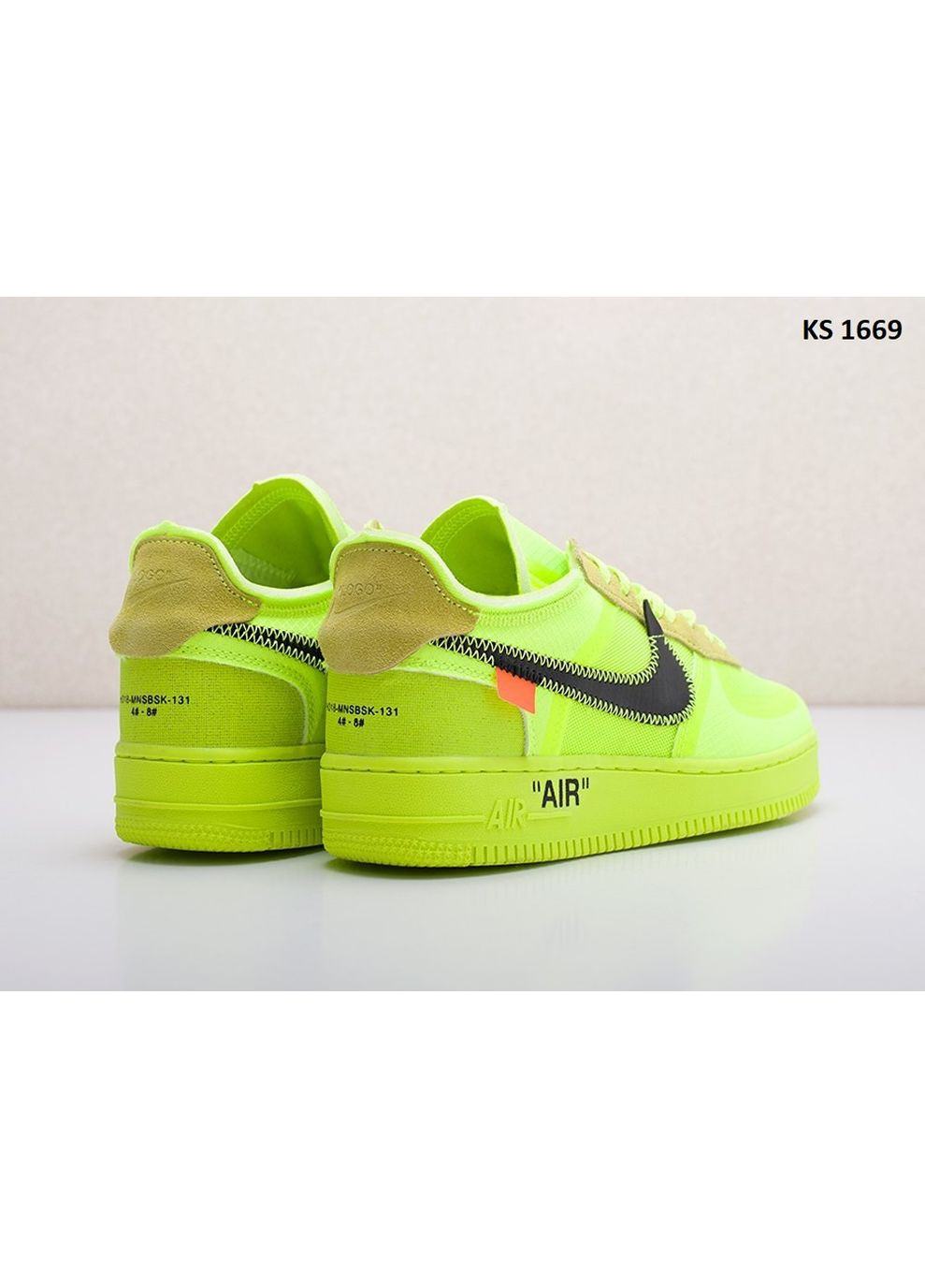 КРОСІВКИ ЖІНОЧІ NIKE X OFF-WHITE AIR FORCE 1 LOW НАЙК No Brand білі демісезони (369389459)