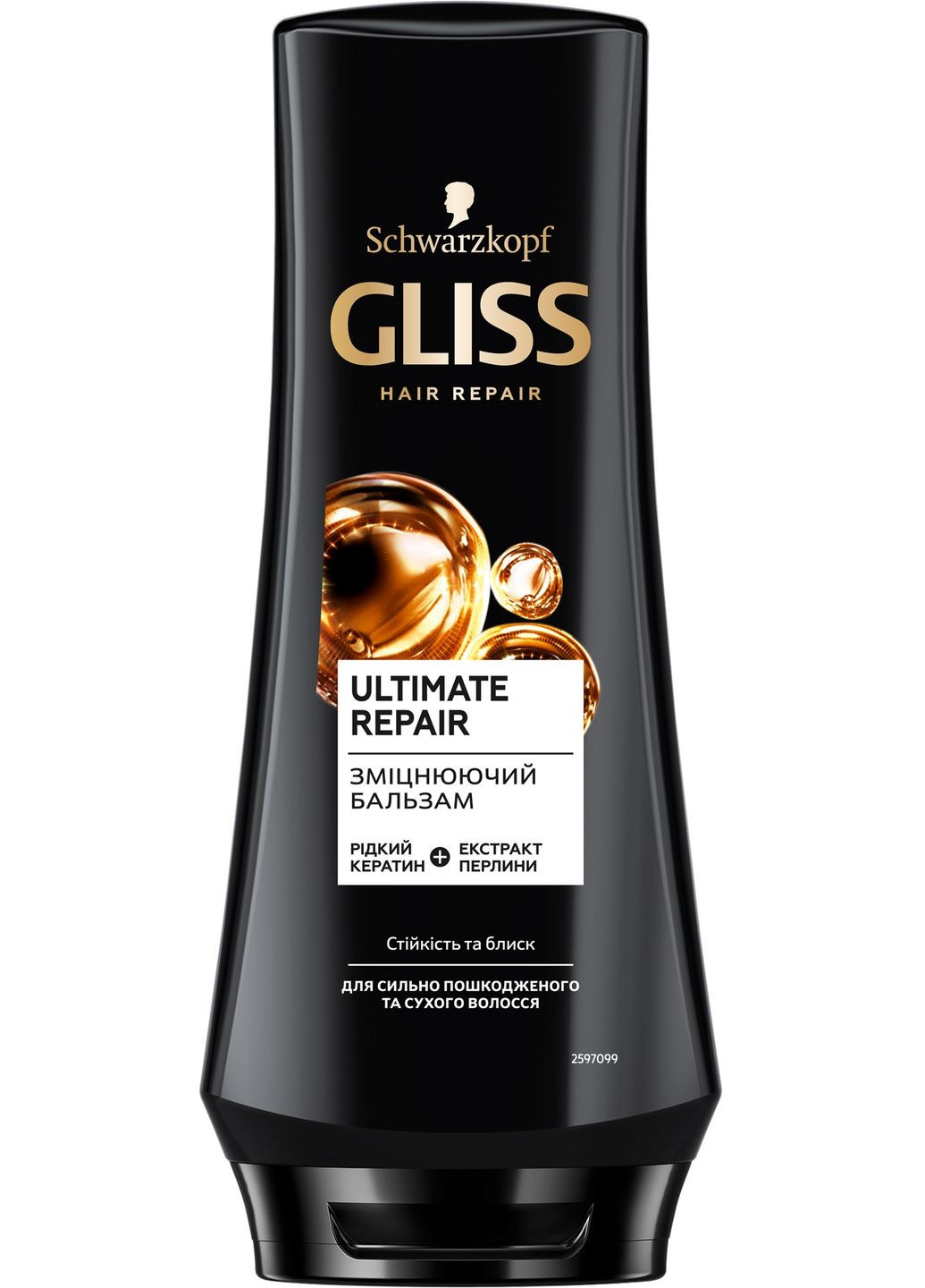 Gliss Kur Укрепляющий бальзам для сильно поврежденных и сухих волос Ultimate Repair Strength Conditioner 200ml (2-508660) — Крем, Словакия (369797248)