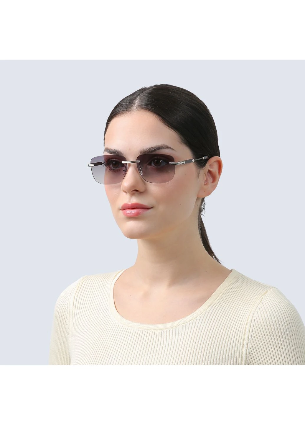 Сонцезахисні окуляри з поляризацією Прямокутні жіночі LuckyLOOK 086-691 (384523444)