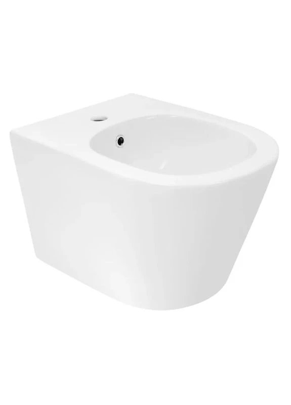Подвесной биде BEVEL-0502 белого цвета, 520x360x320 мм, с отверстием под смеситель и монтажным комплектом Mixxus (394585801)