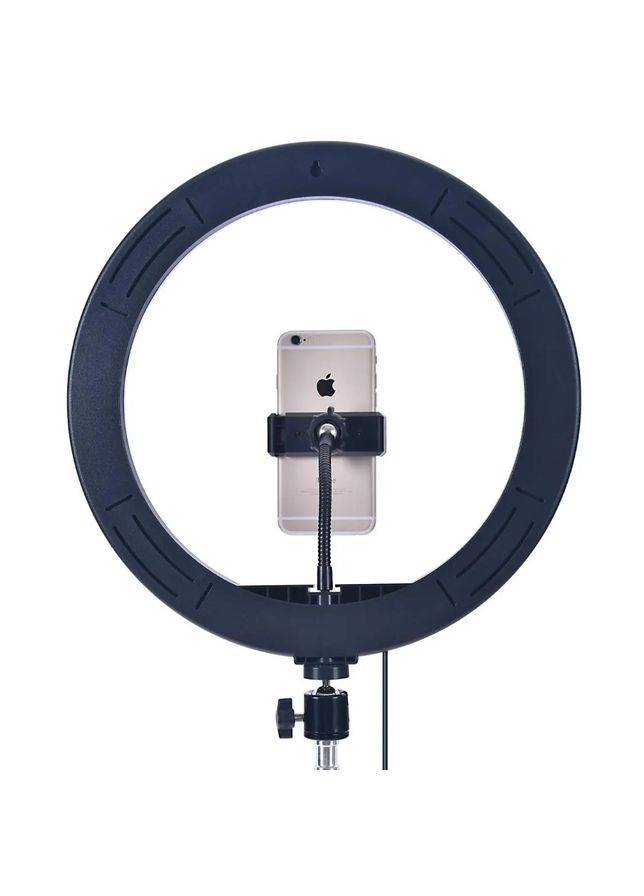 Кільцева лампа RGB 30 см Ring Light Лампа для блогера Tik-Tok з тримачем для телефону та штативом 2,1 метра кругла 30 см No Brand (337509347)