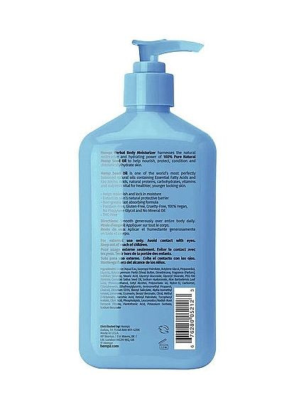 Молочко для тіла "Океанский бриз" Ocean Breeze Herbal Body Moisturizer 66ml (1386017-20472206) Hempz (368612529)